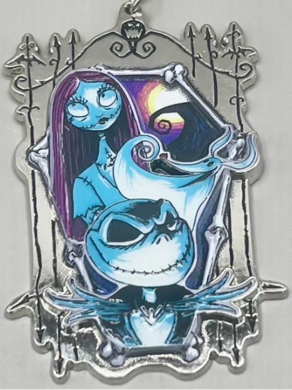 Disney Parks Nightmare Before Christmas Keychain/Bag Charm~ Jack, Sally, & Zero🖤 - Picture 3 of 7